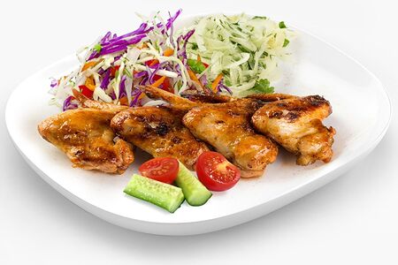 Куриные крылья на углях