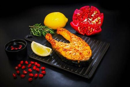 Стейк из лосося