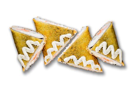 Сэндвич с лососем и крабом