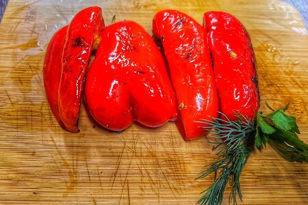 Болгарский перец гриль