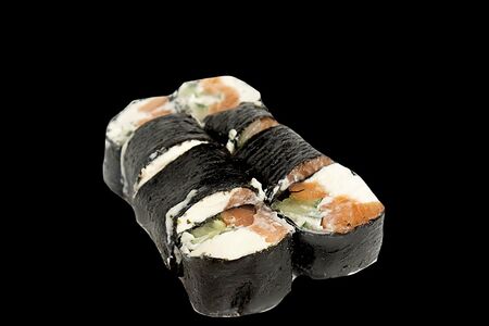 Ролл без риса с лососем