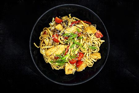 Гречневая лапша с овощами конструктор