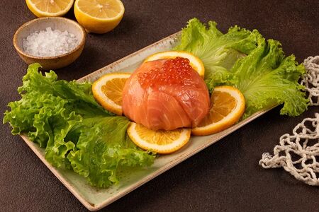 Салат из семги