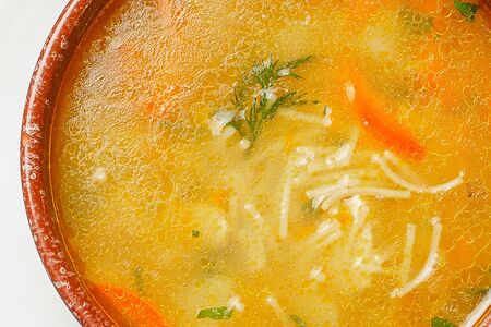 Суп куриный