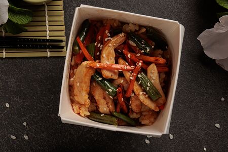 Лапша Вок с курицей