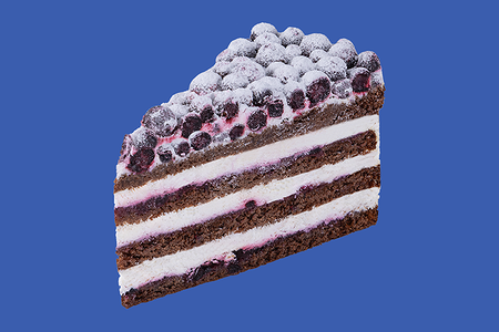 Торт с черной смородиной