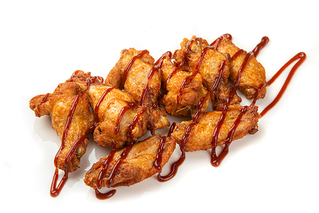 Куриные крылышки гриль с соусом BBQ