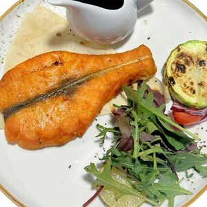 Стейк из сёмги бабочка