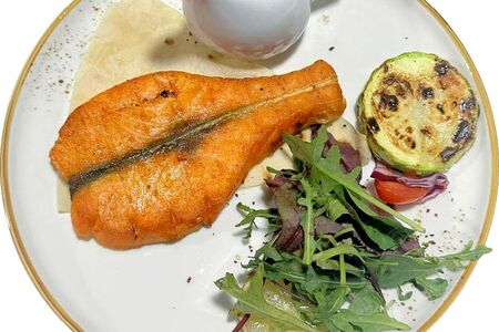 Стейк из сёмги бабочка