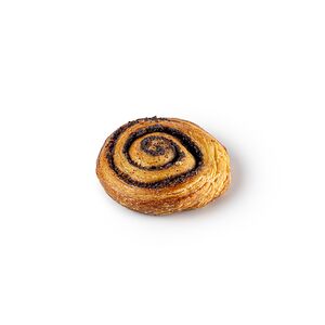 Слоеный завиток с маком