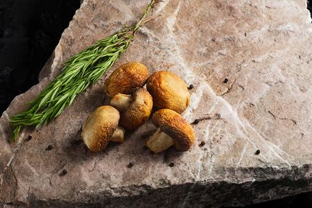 Шампиньоны на мангале