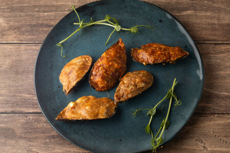 Запеченные мидии в спайси-соусе