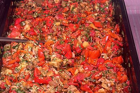 Овощи на мангале