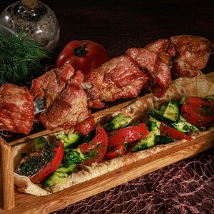 Шашлык из свиной шеи