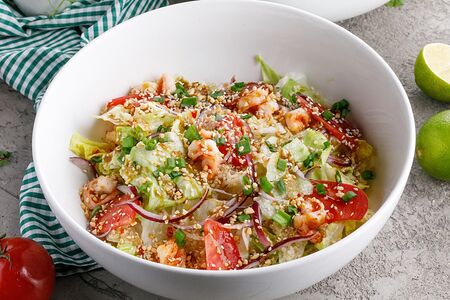 Боул с креветками