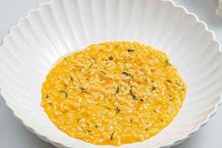 Ризотто шампань с лангустинами