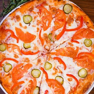 Пицца Куриная с овощами