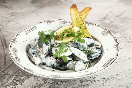 Мидии на французский манер