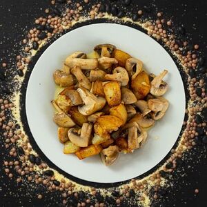 Картофель с грибами