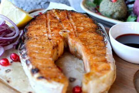 Стейк из семги