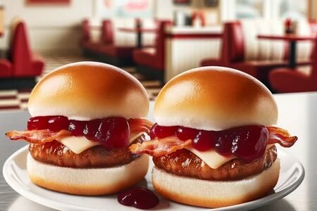 Слайдер Брусника Бекон