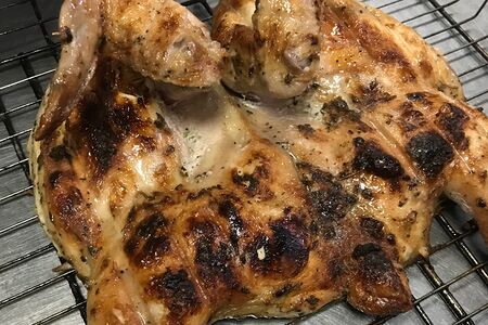 Курица гриль на мангале