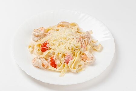 Паста с креветками