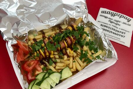 Фри-бокс с сосисками