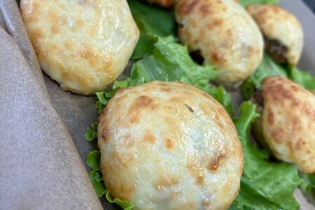 Шампиньоны, запеченные с сыром