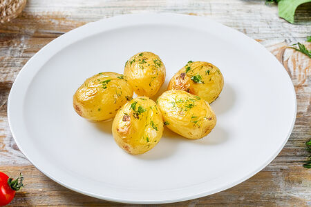 Запеченный мини-картофель с травами
