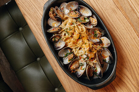 Спагетти вонголе