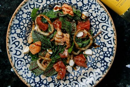 Салат с морепродуктами