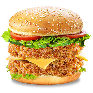 Double Чикен филе бургер