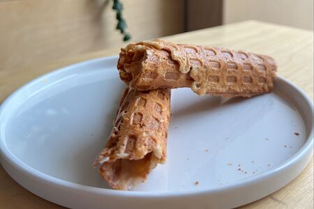 Трубочка безглютеновая с кокосовой сгущенкой