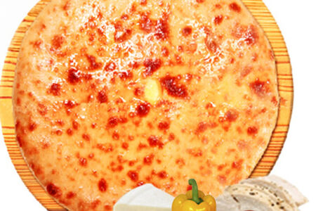 Пирог с курицей, сыром и болгарским перцем