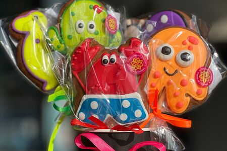 Пряник имбирный глазированный