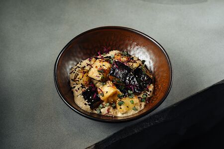 Баклажан с соусом горгонзола