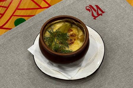 Томленое жаркое из мякоти свинины