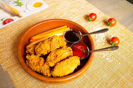 Хрустящие куриные крылья