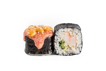 Запеченный с креветками 