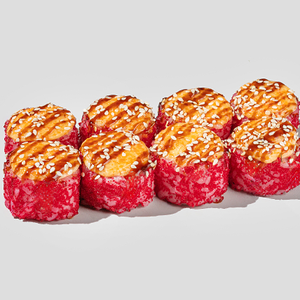 Запеченная калифорния с креветкой