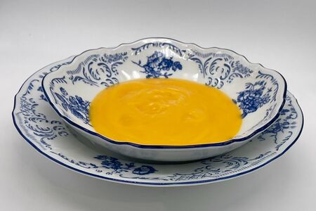 Крем-суп из тыквы с гренками