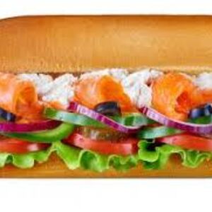 Сэндвич Лосось-крем-чиз