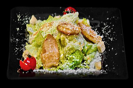 Цезарь с курицей