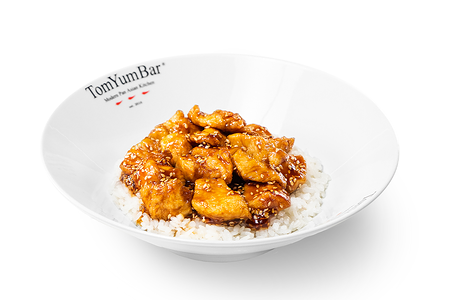 Курица терияки с кунжутом