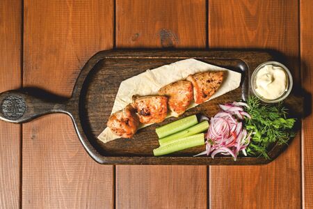 Шашлык из грудки индейки