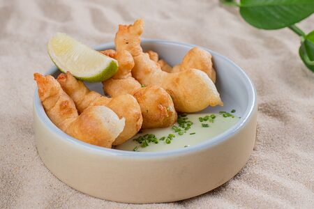 Креветки темпура