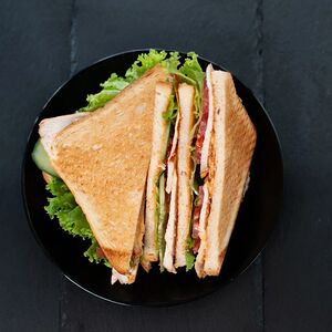 Сэндвич с сёмгой