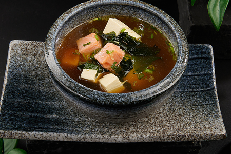 Мисо-суп с лососем