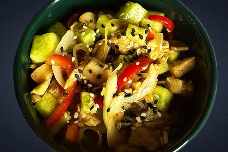 Огненный цыпленок по-корейски